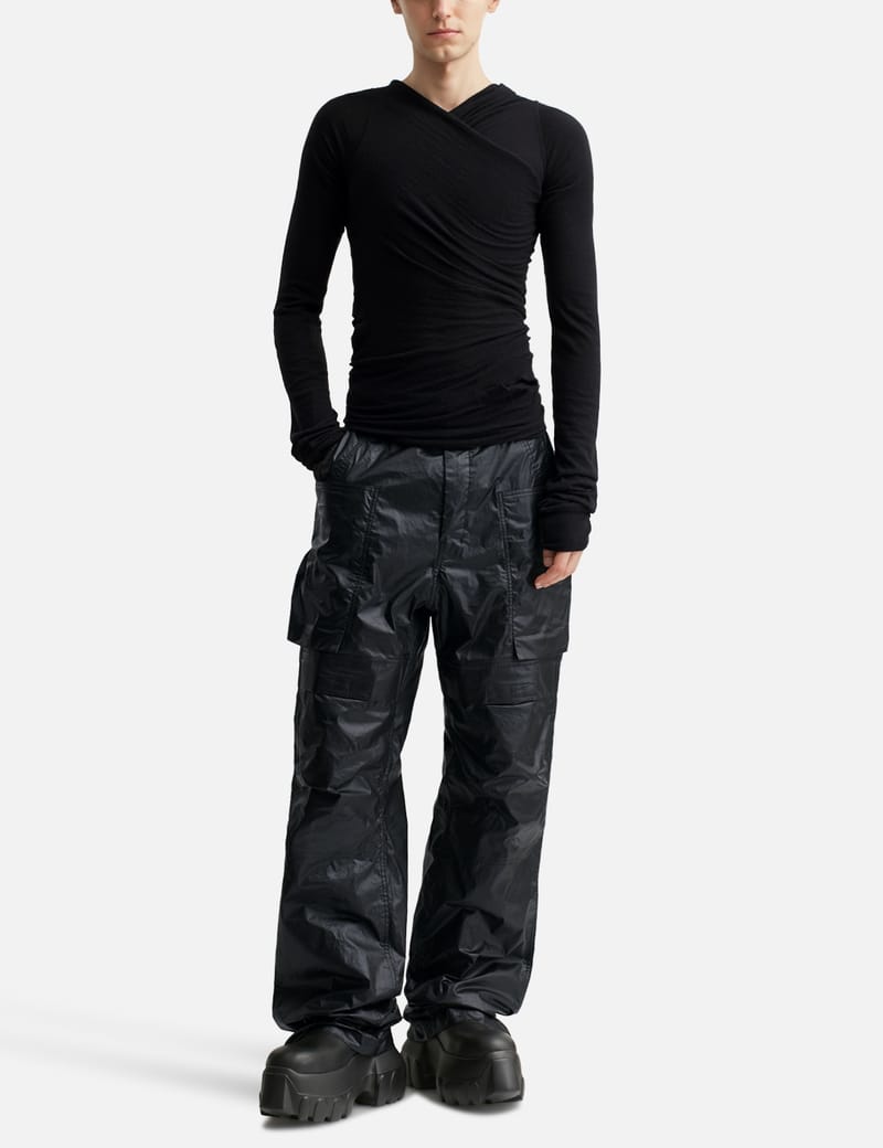 【迅速配送可能】 Rick Owens champion PRISONER Rick Owens X Champion Prisoner drop-crotch Track Pants