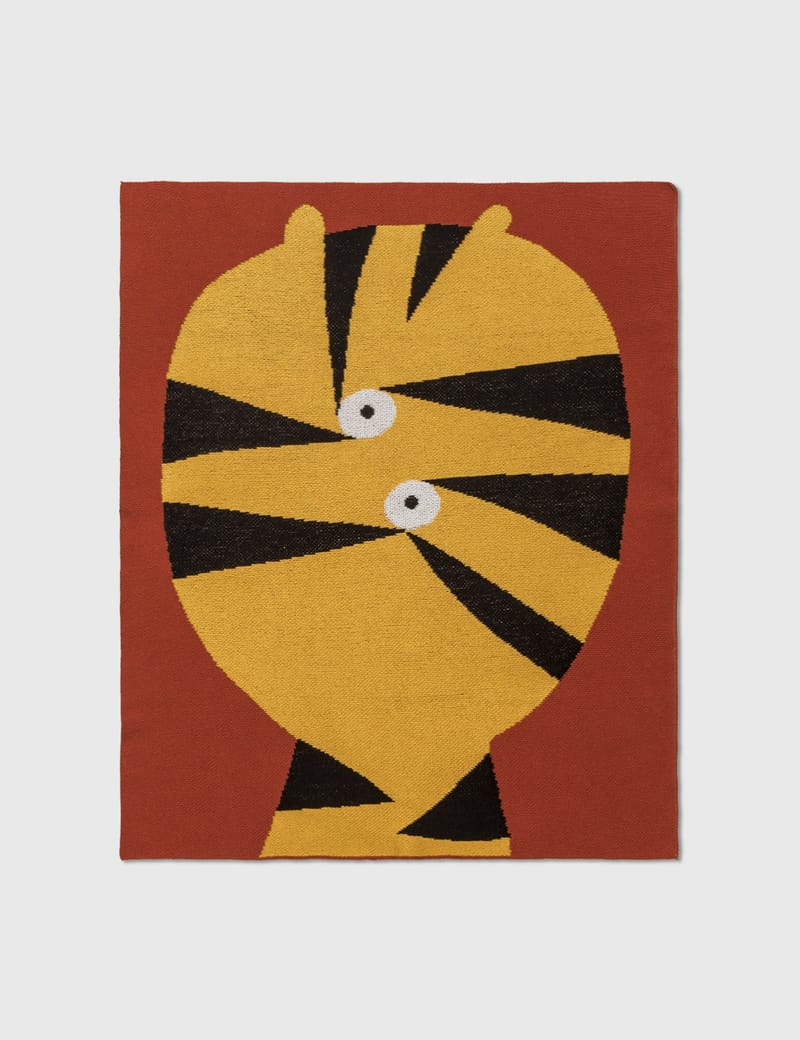 Slowdown Studio - Tiger Eyes Mini Blanket | HBX - Globally Curated