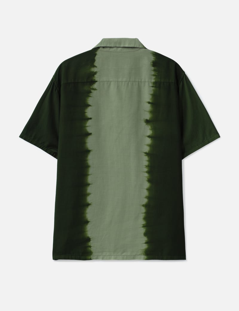 NÒMARHYTHM TEXTILE Hand Dye Open Collar Ss Shirt - Hand-dyed