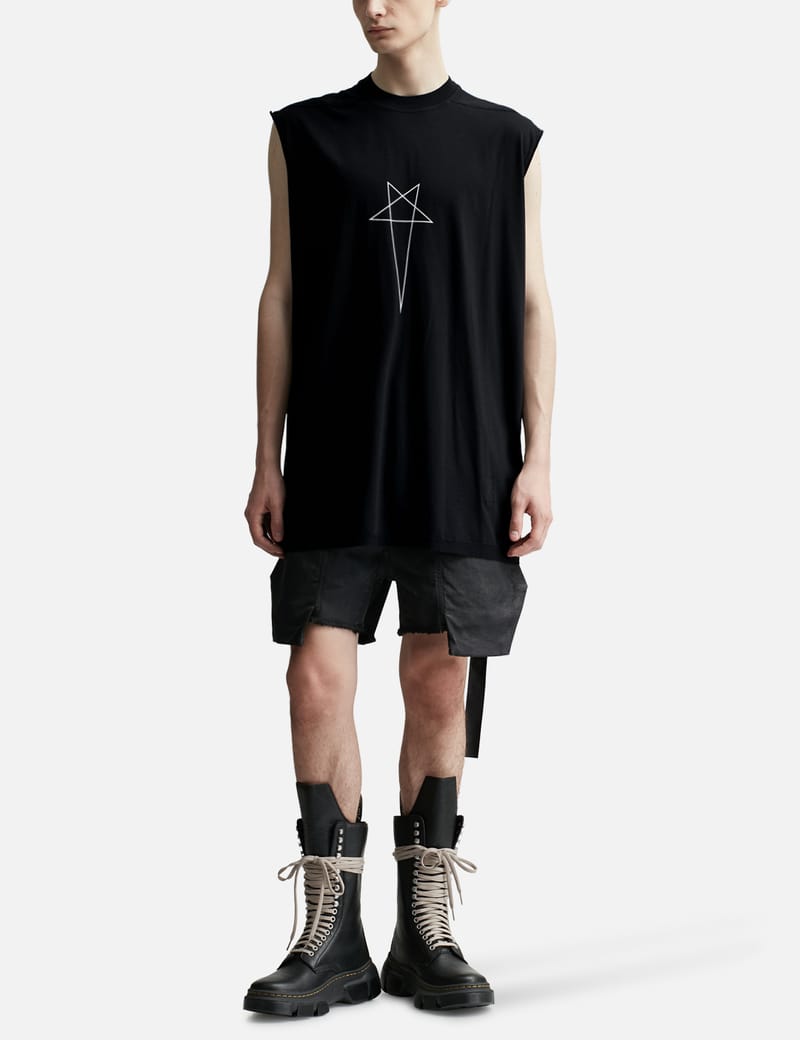 【Rick Owens】DRKSHDW Tarp vest（送料込み） Rick Owens Drkshdw - Tarp Sleeveless T-Shirt | HBX