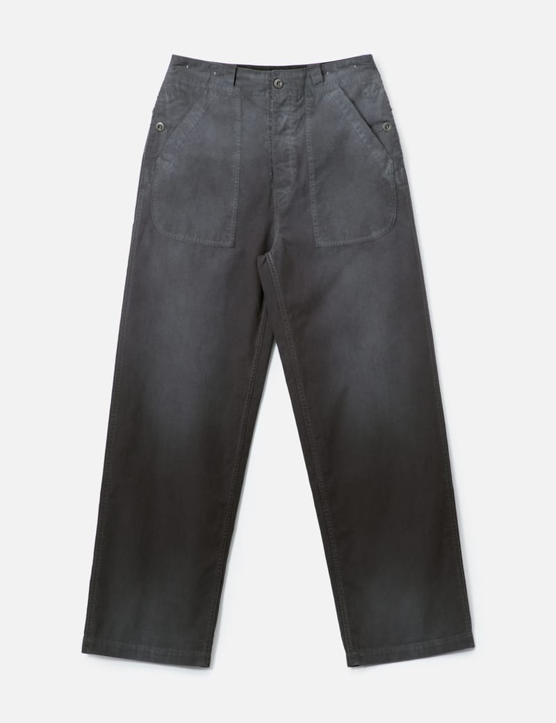 Maison Margiela Work Pants - ウォッシュドブラックデニム、背面4