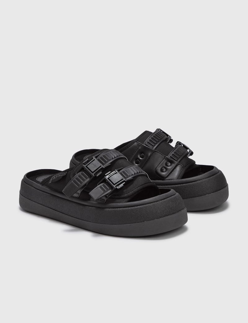 Eytys Capri Neoprene Slide Sandals - Black - UK 3.5 | Coggles