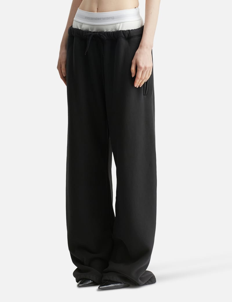 ボトムスその他 Alexander Wang ARTICULATED LEG SWEATPANT (1CC3254868 011) ALEXANDER WANG - Women Articulated Leg Sweat Pant – Atelier