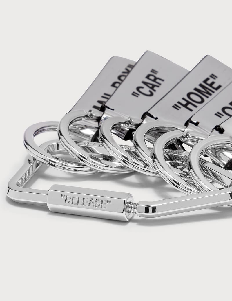 Off-White™ - Label Keyring | HBX