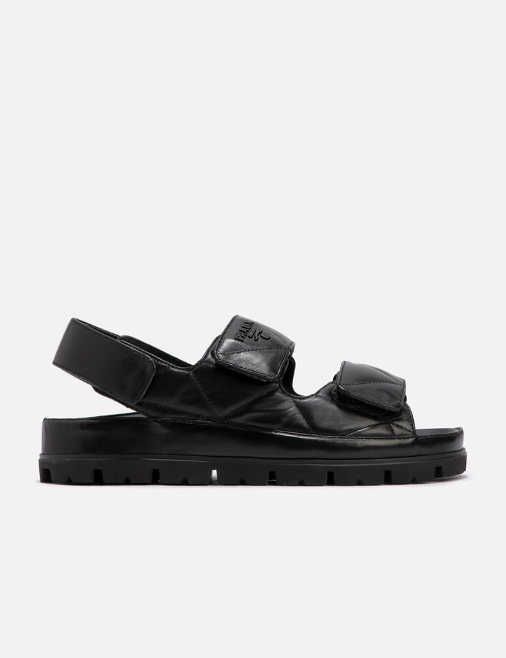 Prada - Padded Nappa Leather Sandals 