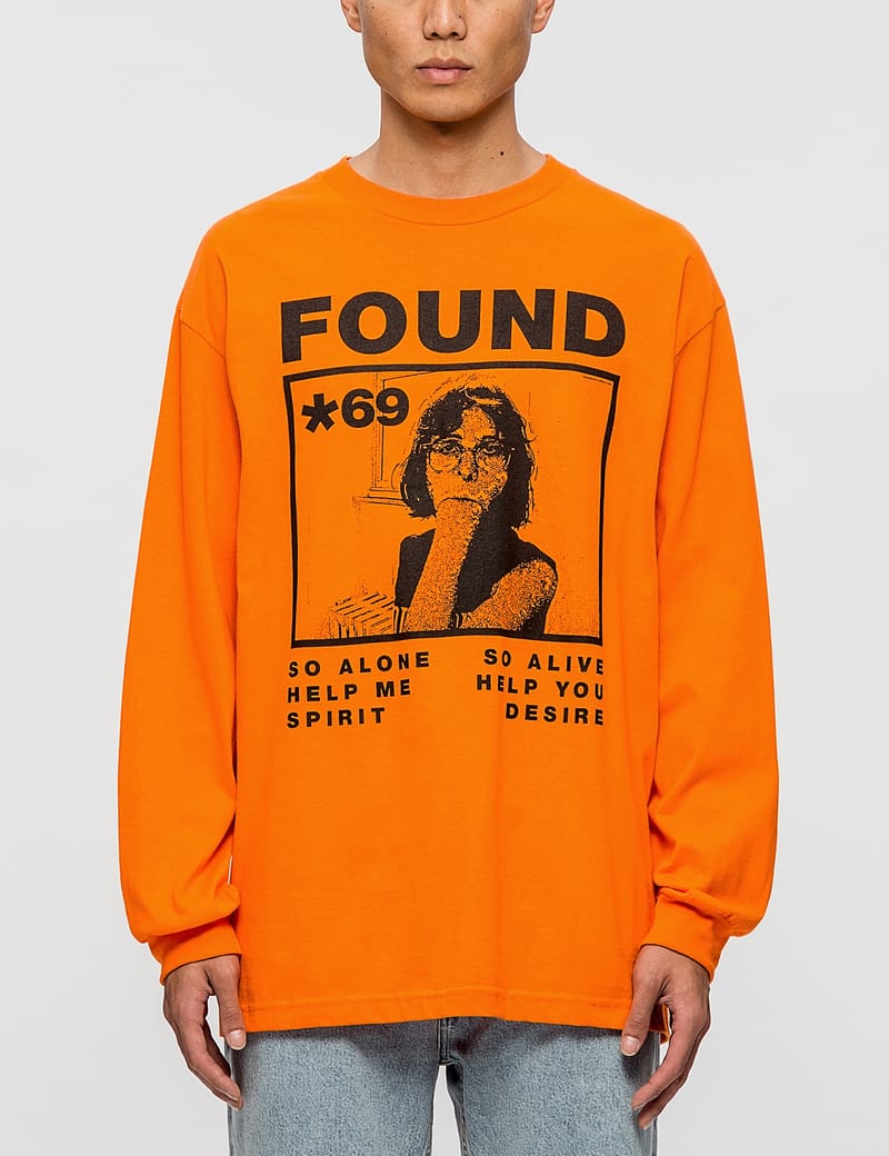 Pleasures - Found L/S T-Shirt | HBX - Globally Curated Fashion and