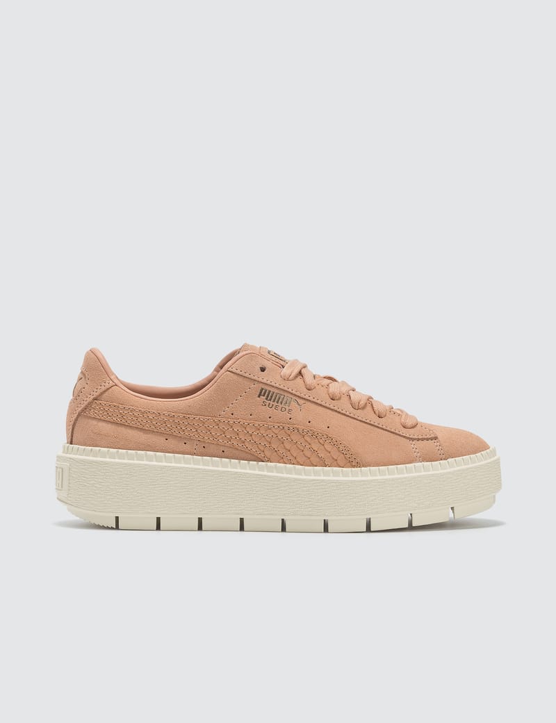 Suede platform sale trace puma