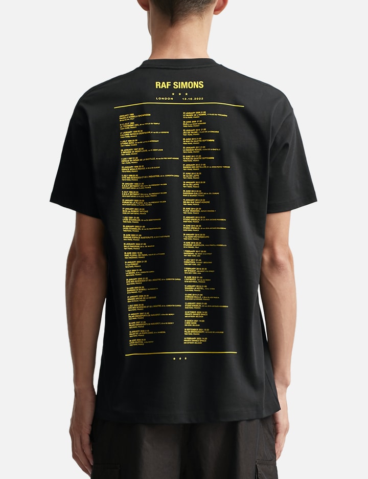 Raf Simons - Printworks Tour T-Shirt | HBX