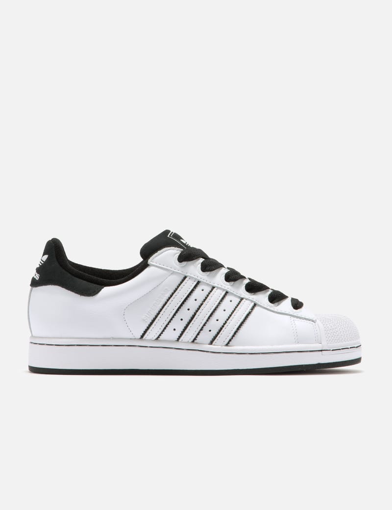 レザー☆アディダス☆メンズオリジナル☆Superstar II Shoes Adidas Originals Superstar 82 Core Black White JI2026 Mens