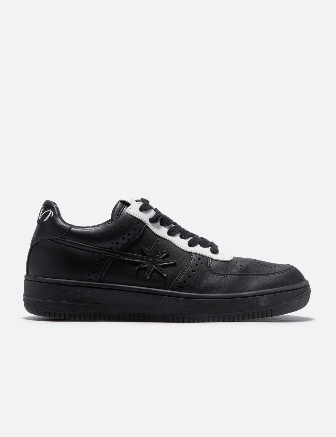 Starwalk - STARWALK X NUMBER (N)INE LEATHER LOW TOP SNEAKERS | HBX - Globally Curated Fashion