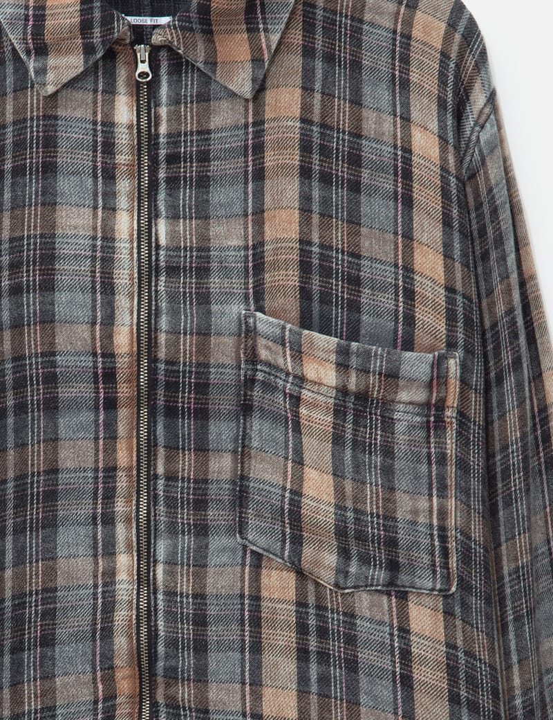 その他 TEN CHECK SHIRT XL BROWN Another Aspect Another Shirt 4.0 - Light Brown Check | Wallace