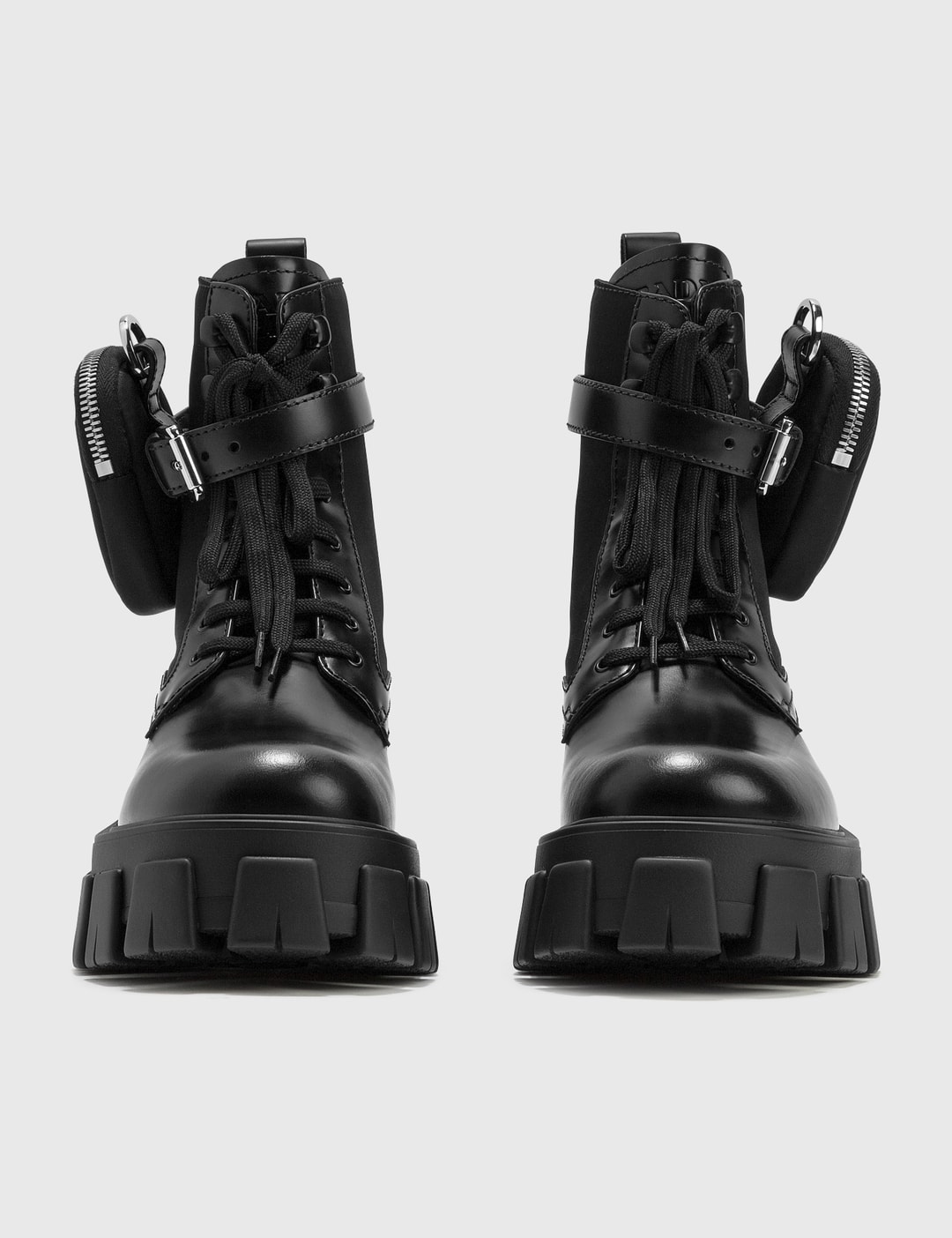 Prada - Brushed Leather Boots | HBX - Globally Curated Fashion and ...
