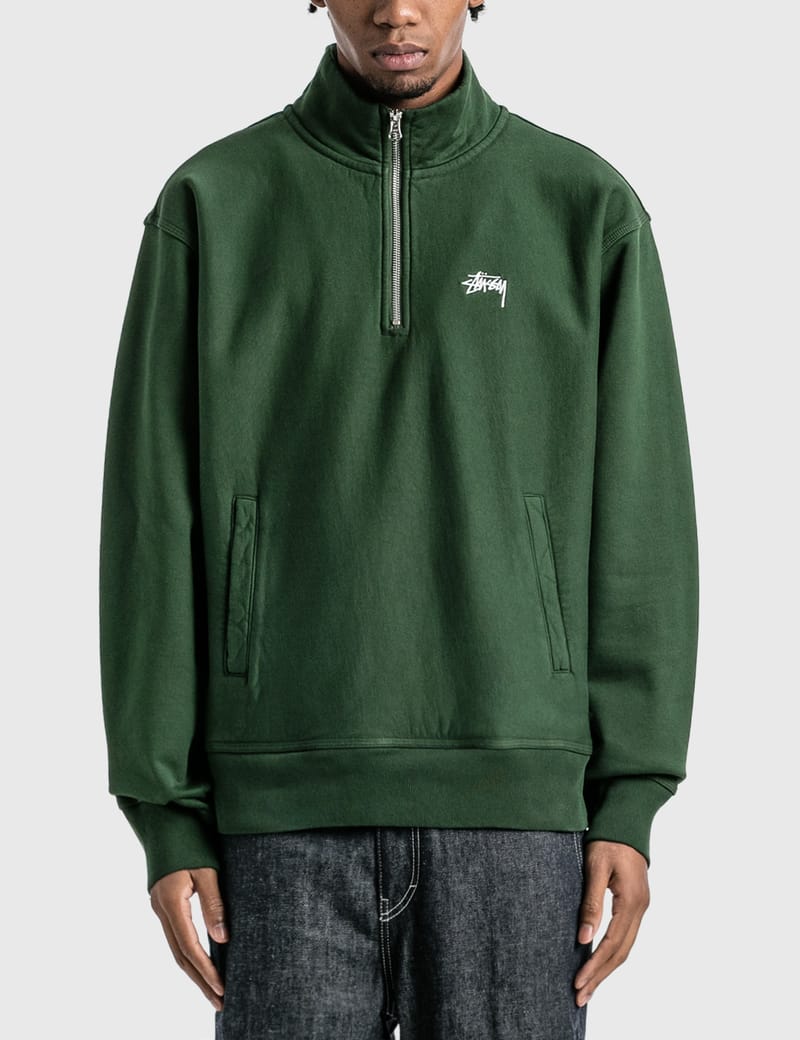 STUSSY Stock Logo Mock Neck Sweat