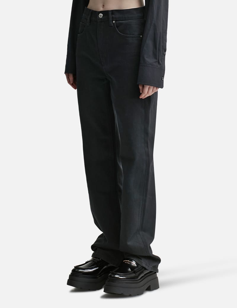 T By Alexander Wang - EZ Mid-rise Straight-Leg Jeans | HBX