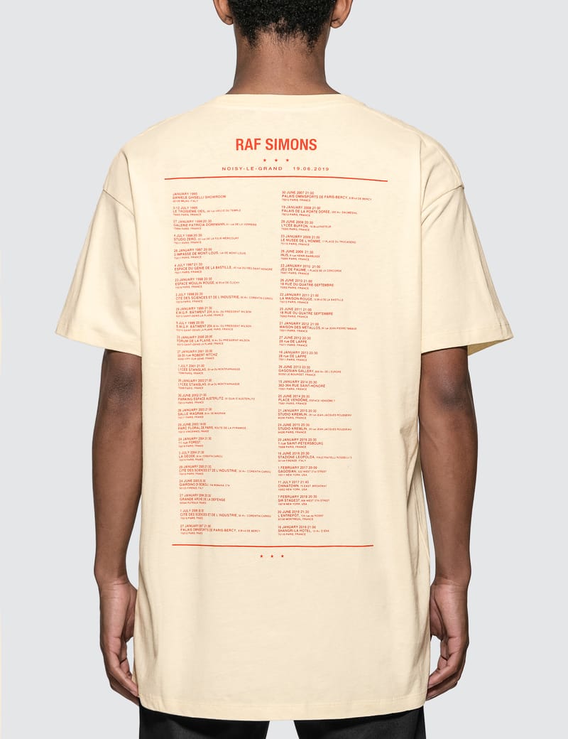 Raf Simons - Antwerp Tour T-Shirt | HBX