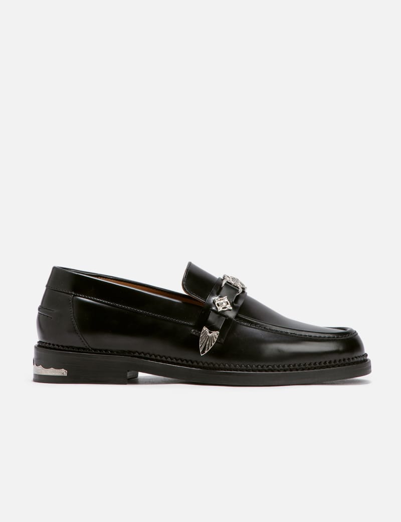 Toga Virilis - Buckled Strap Loafers | HBX - Globally Curated