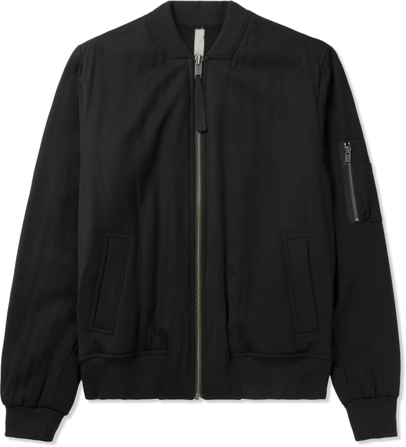 SILENT DAMIR DOMA - Black Jiolas Bomber Jacket | HBX
