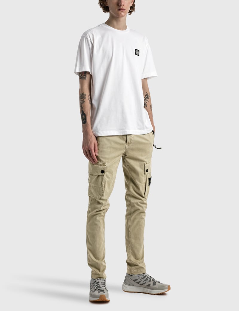 Stone Island - Garment-Dyed Slim Cargo Pants | HBX