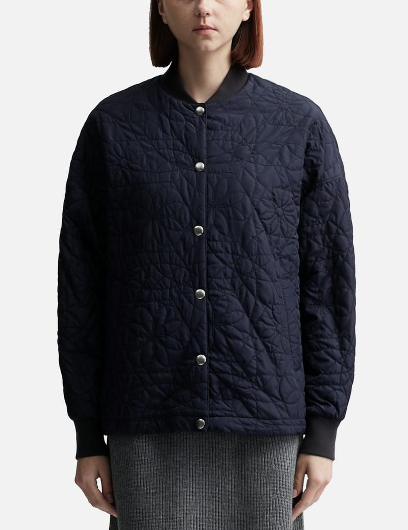 ブルゾン MAISON KITSUNE Woman Jacket Indigo OW02136WW0081 P470 キルティング ブルゾン | Maison Kitsuné