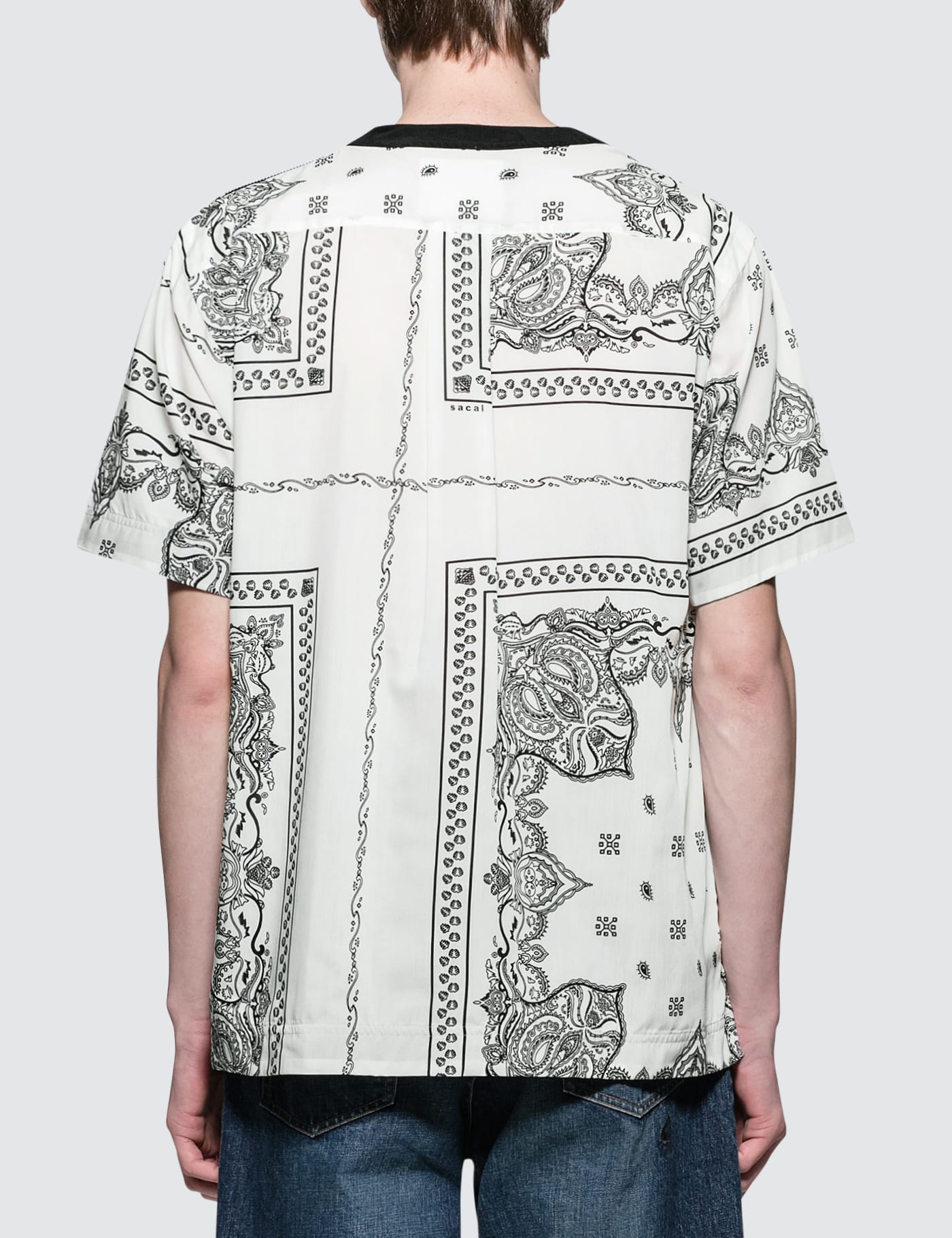 Sacai - Bandana Print S/S T-Shirt | HBX - Globally Curated Fashion 
