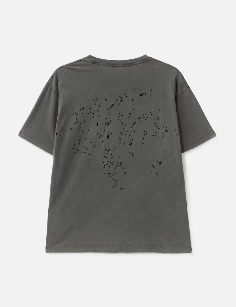 SATISFY Eagle Runner SS T-Shirt Tシャツ　半袖 SATISFY MothTech™ T-Shirt With Eagle Print - Breathable cotton tee
