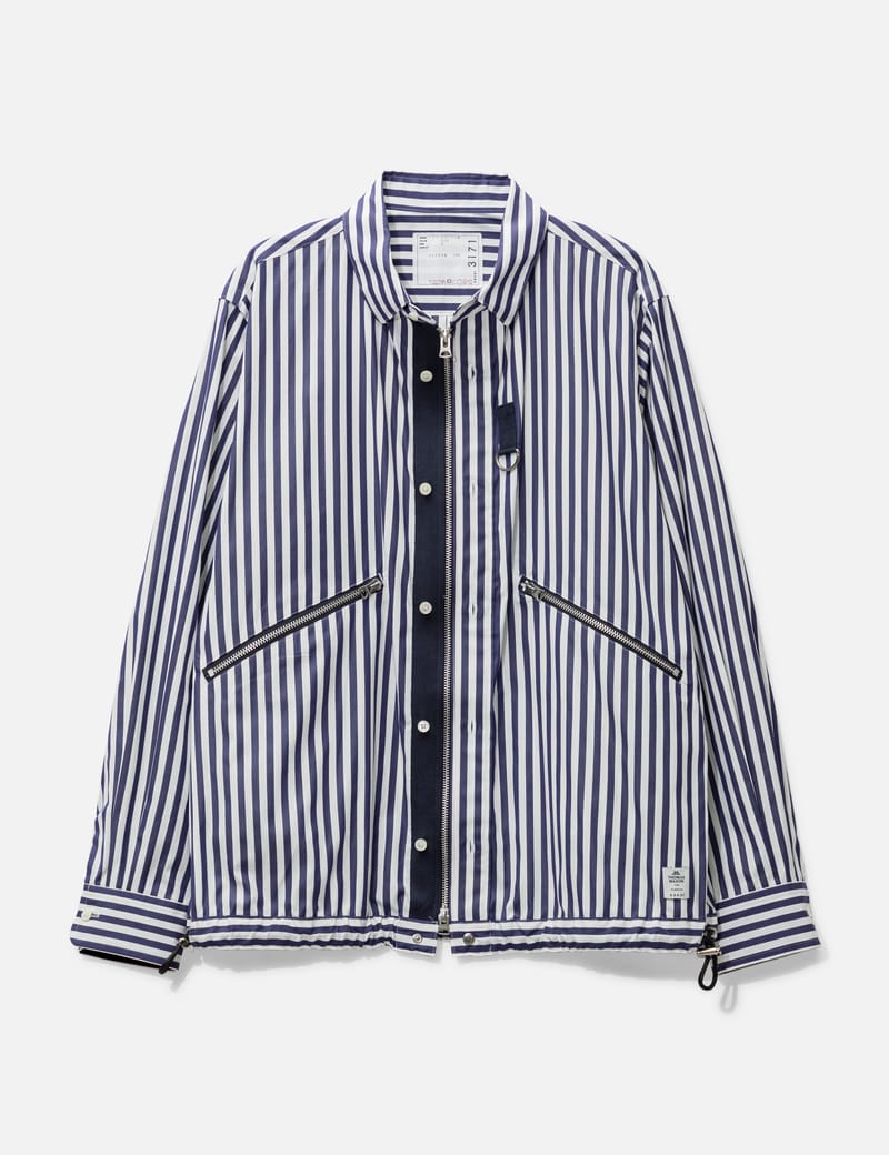 Sacai - Thomas Mason Cotton Poplin Shirt | HBX - Globally Curated Fashion  and Lifestyle by Hypebeast