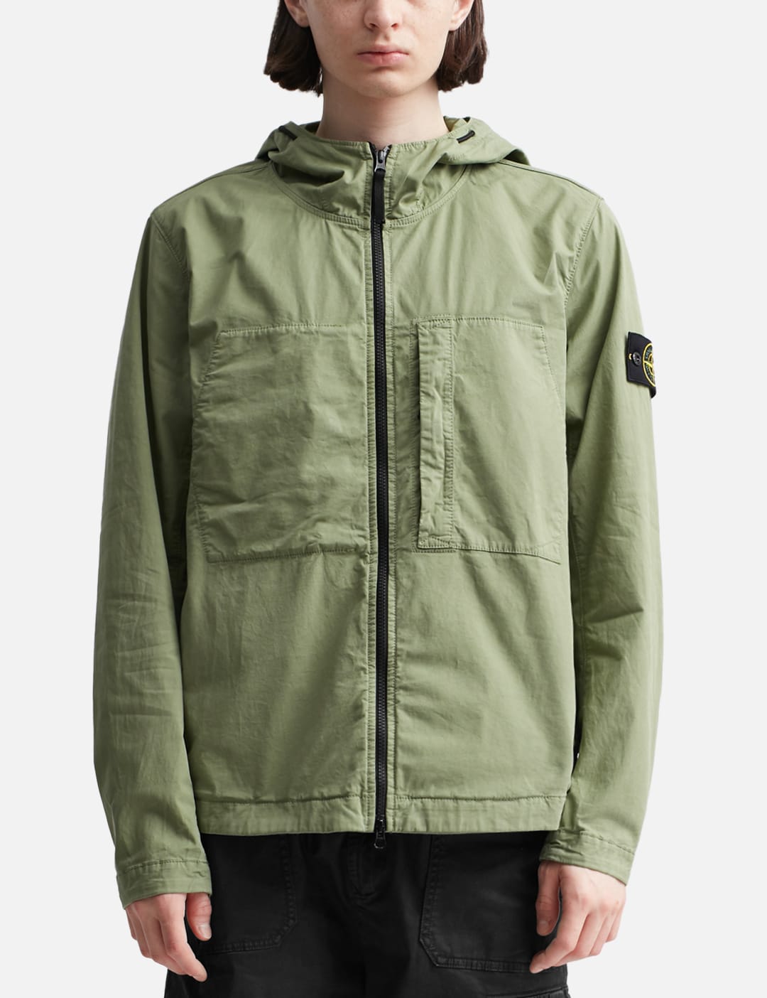 Stone Island - HOODED JACKET | HBX - Globally Curated Fashion and 