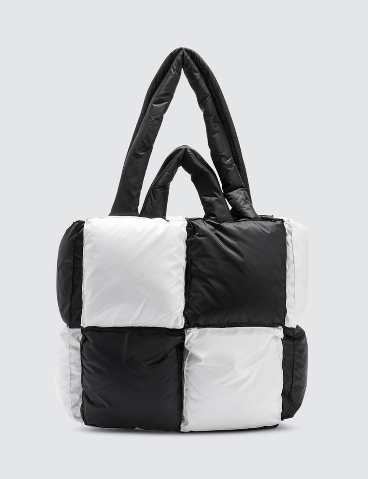 Off-White™ - Small Puffy Checked Nylon Bag | HBX - Globally Curated ...