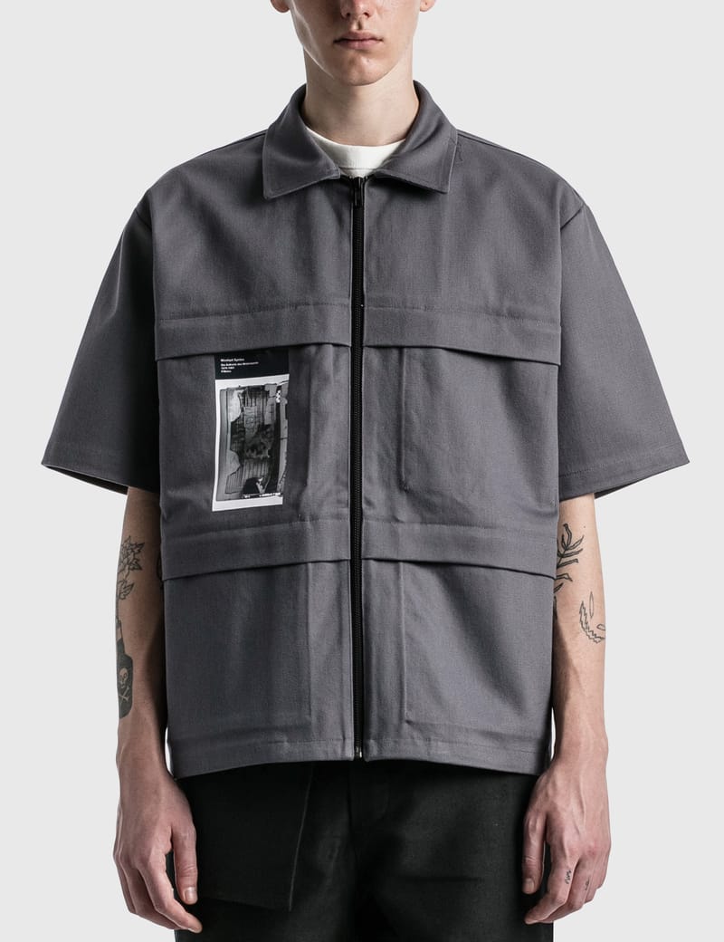 GR10K - Cotton Zip-up Shirt | HBX - Globally Curated Fashion and