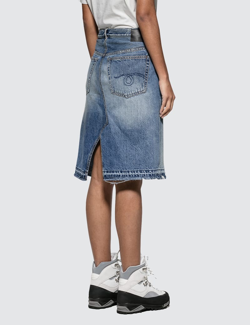 R13 Norbury Denim Skirt HBX Globally Curated Fashion and