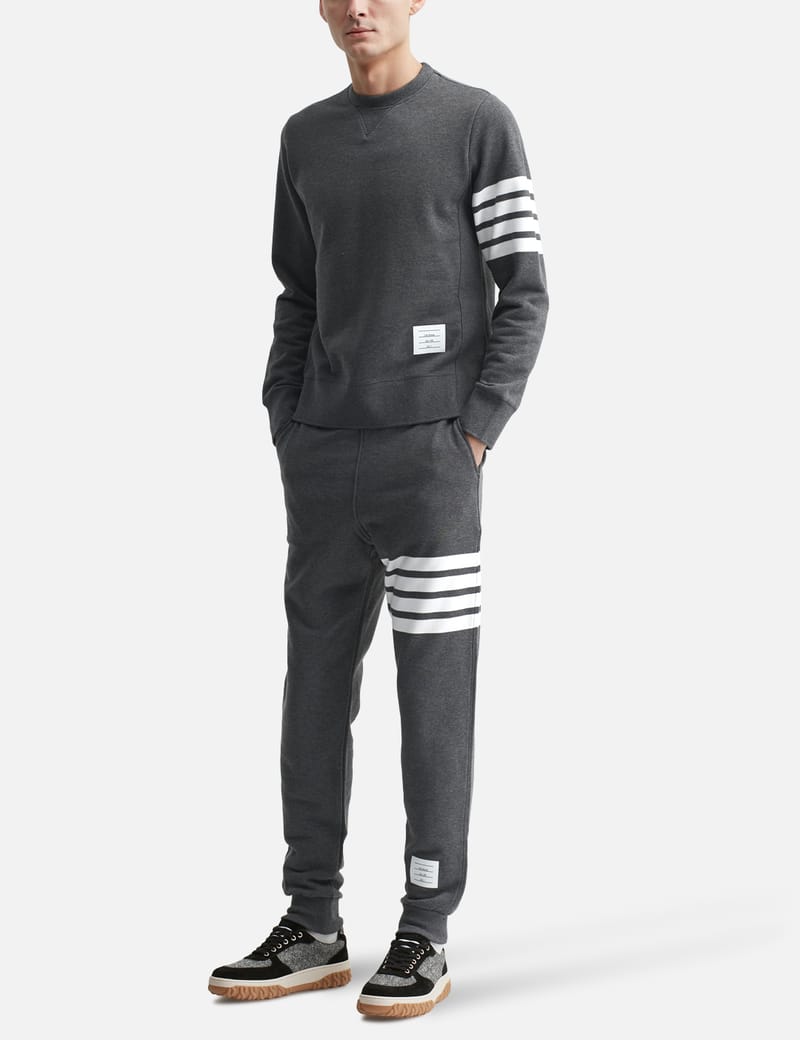 Thom Browne - Classic Loopback 4-Bar Sweatshirt | HBX