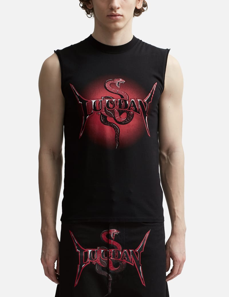 LUU DAN - Metal Head Sleeveless T-Shirt | HBX