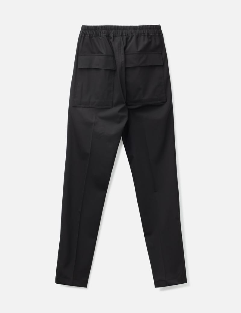 Rick Owens Drawstring Slim Long In Paper Wool - Lightweight slim
