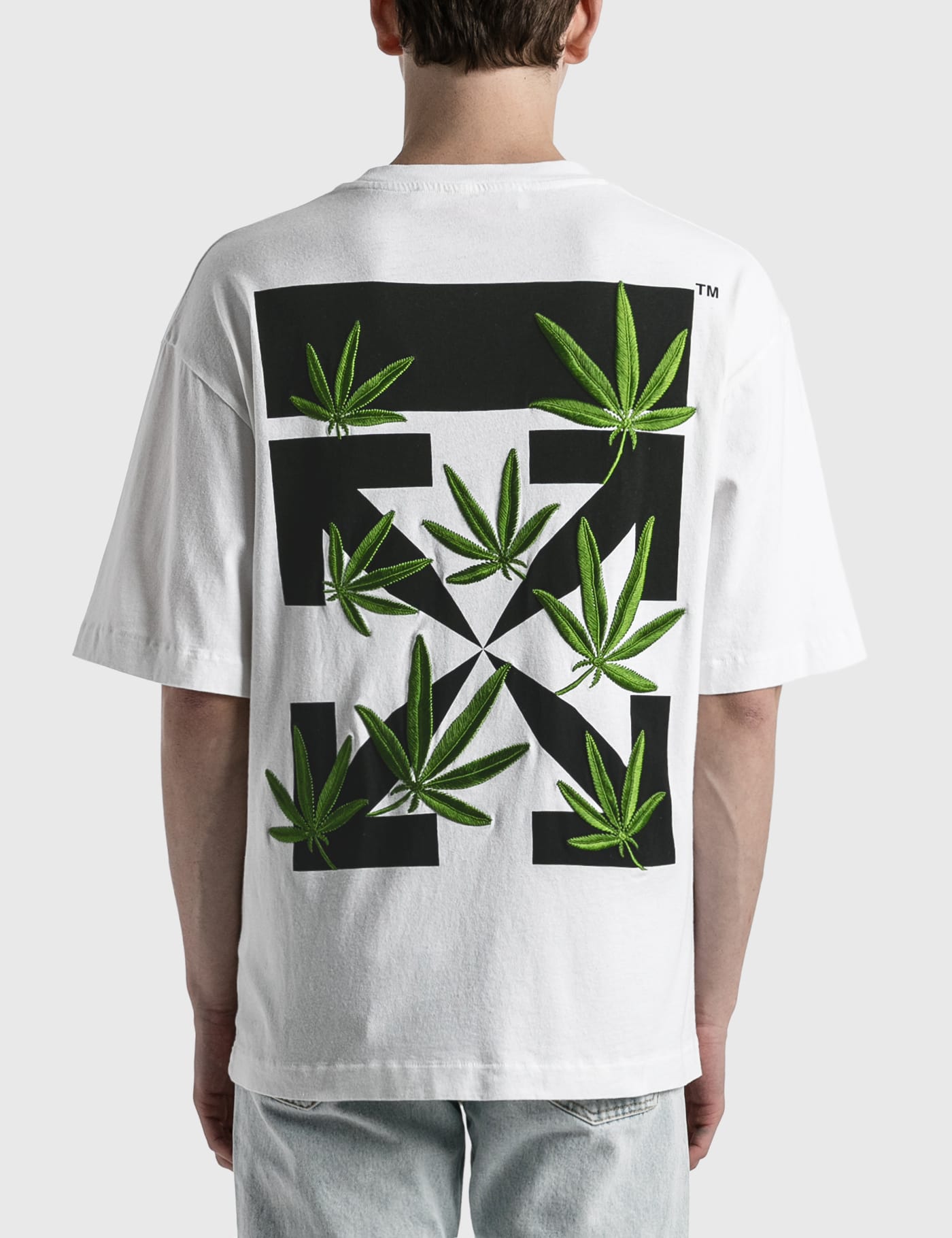 Off-White™ - Weed Arrows Over Skate T-shirt | HBX - ハイプビースト