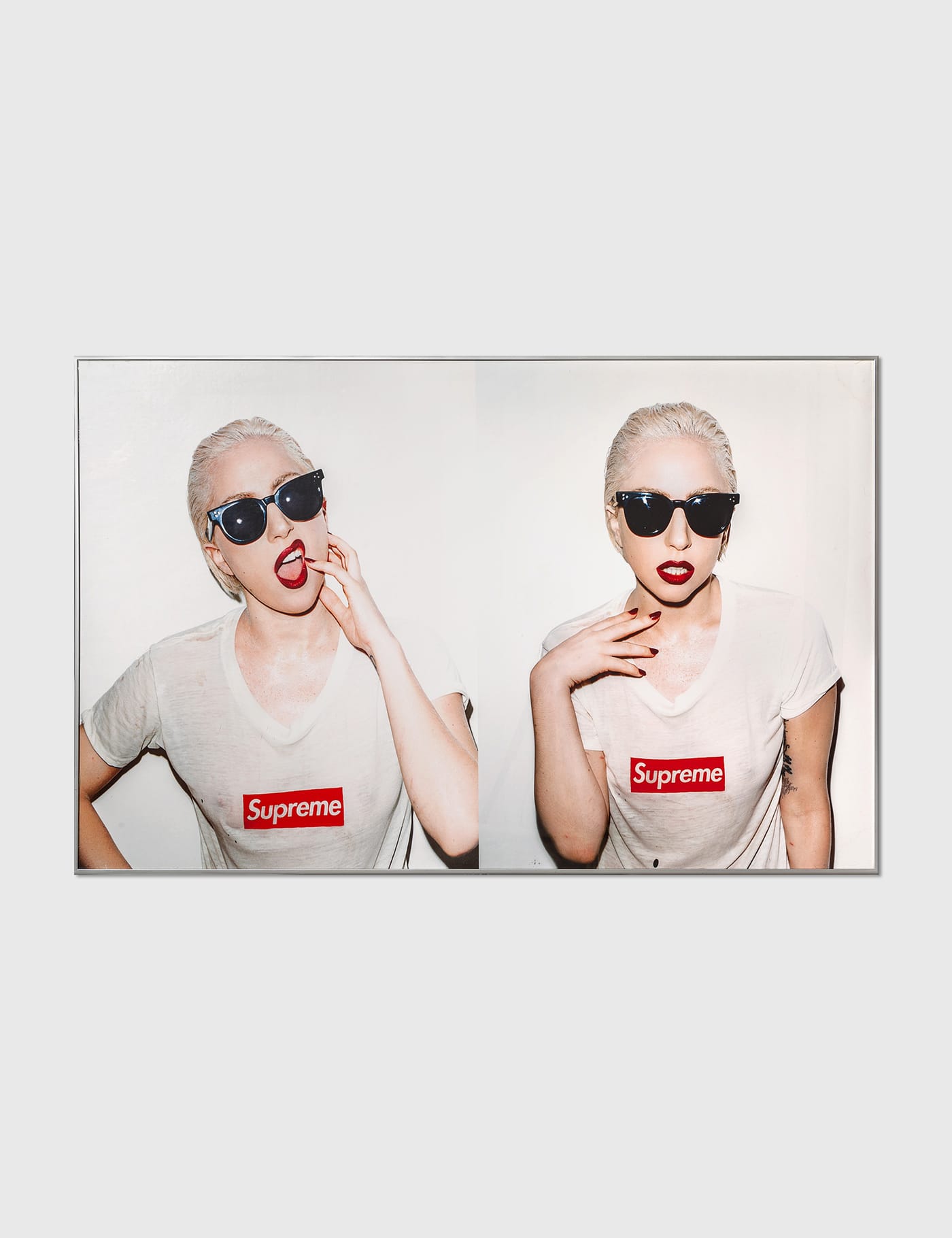 Supreme - Lady Gaga X Supreme Poster With Frame | HBX - ハイプ