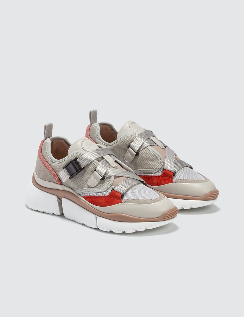 クロエ SONNIE スニーカー 37 Chloe（クロエ） Sonnie Ballerina レザーバレリーナスニーカー