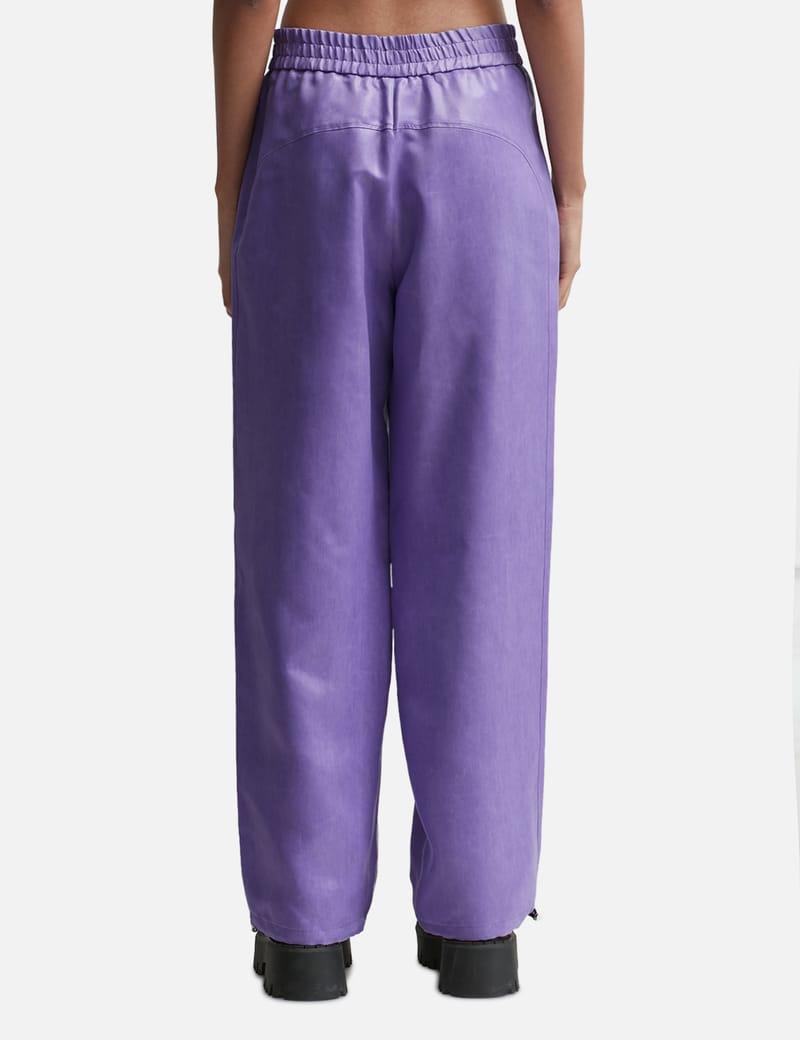 【JW ANDERSON】 ワイドレッグスーツパンツ パープル JW Anderson - ワイドレッグ パンツ | HBX - ハイプビースト