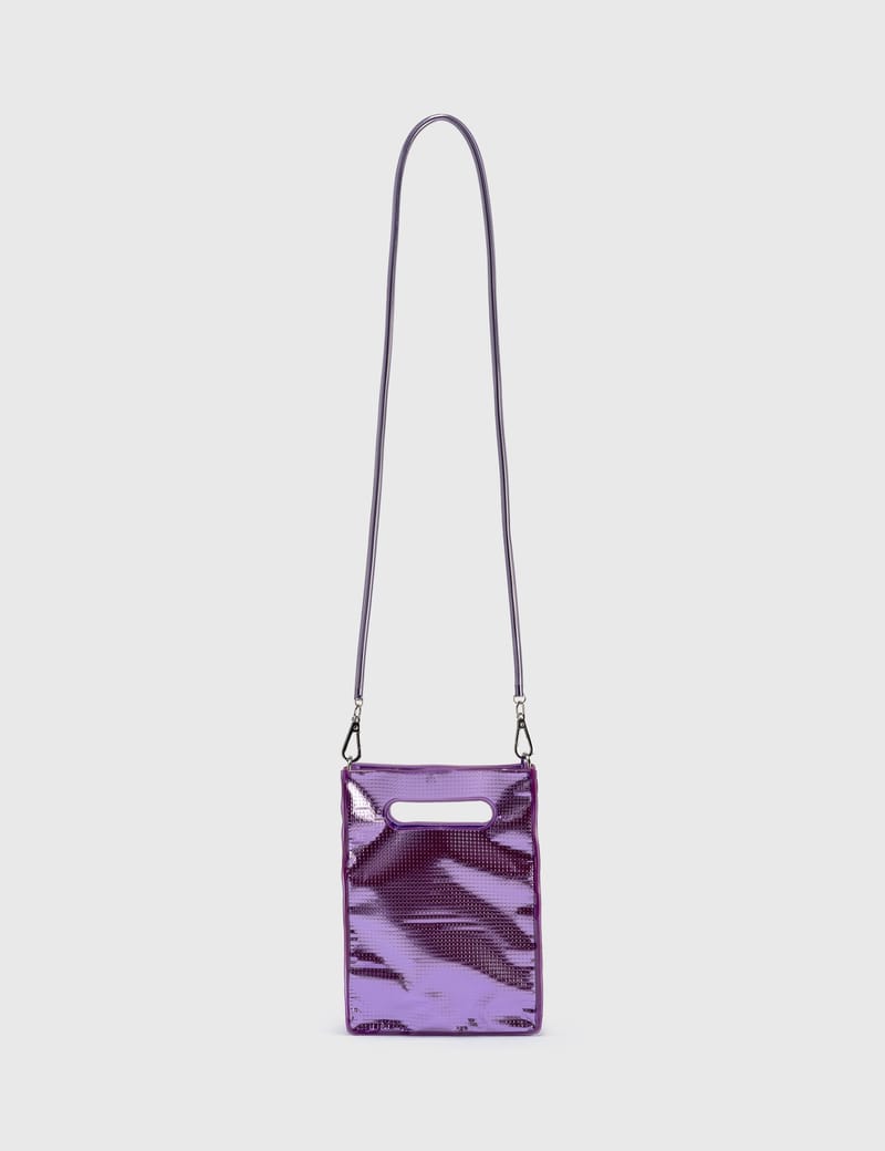 nana-nana A5 SILVER SHEET バック Nana-nana - Silver Sheet PVC A5 Bag | HBX