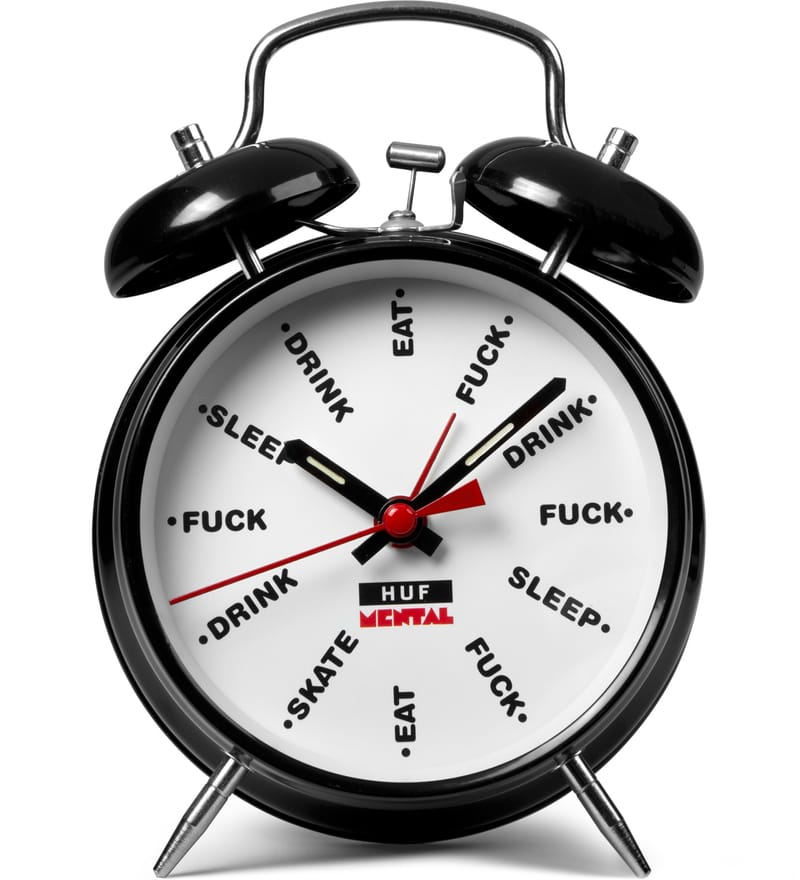 ☆【限定】HUF × SKATE MENTAL ALARM CLOCK HUF - HUF/ハフ SKATE