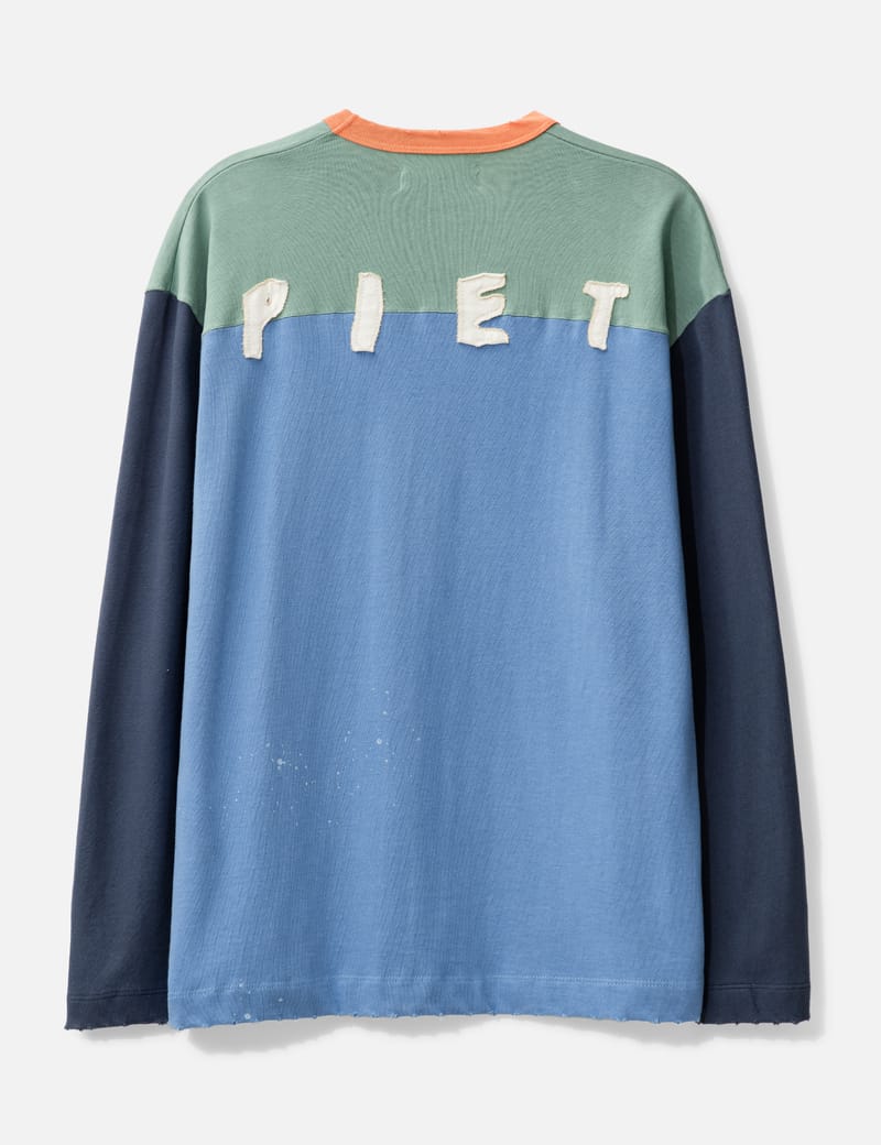 国内発送 PIET☆OM PAINT STAINED 長袖 ロングTシャツ PIET - OM PAINT STAINED LONG SLEEVE | HBX - ハイプビースト
