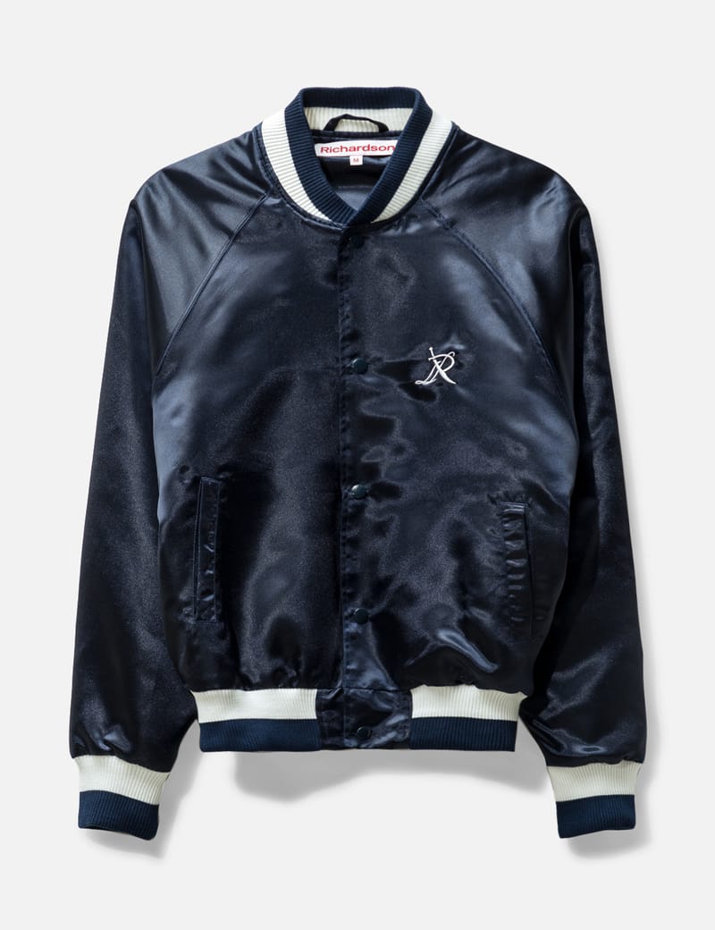 定価約6万! Richardson Satin Starter Jacket L約64cm - スタジャン