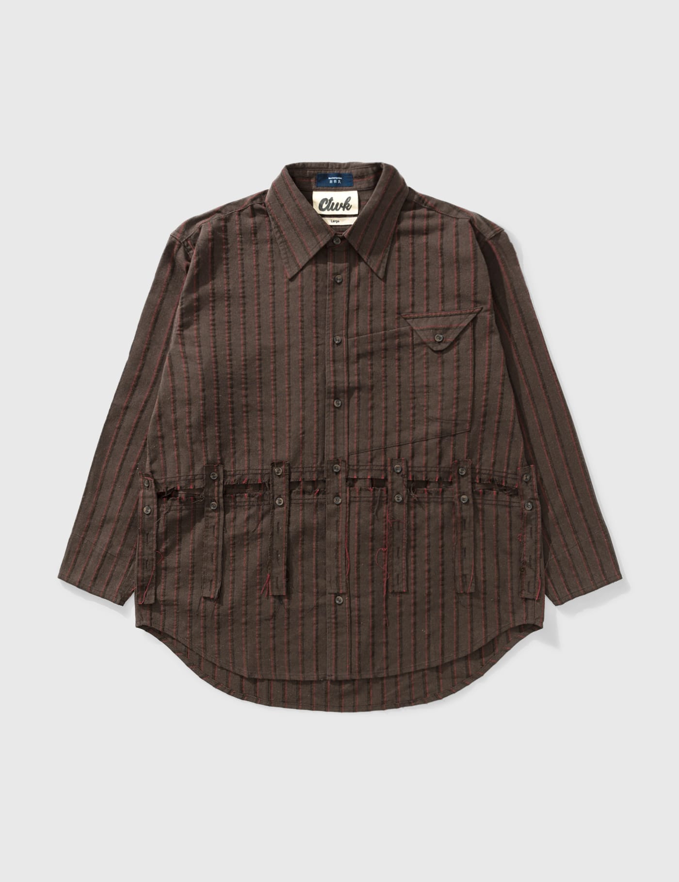 Sacai - Cotton Oxford Nylon Twill Shirt | HBX - Globally Curated 