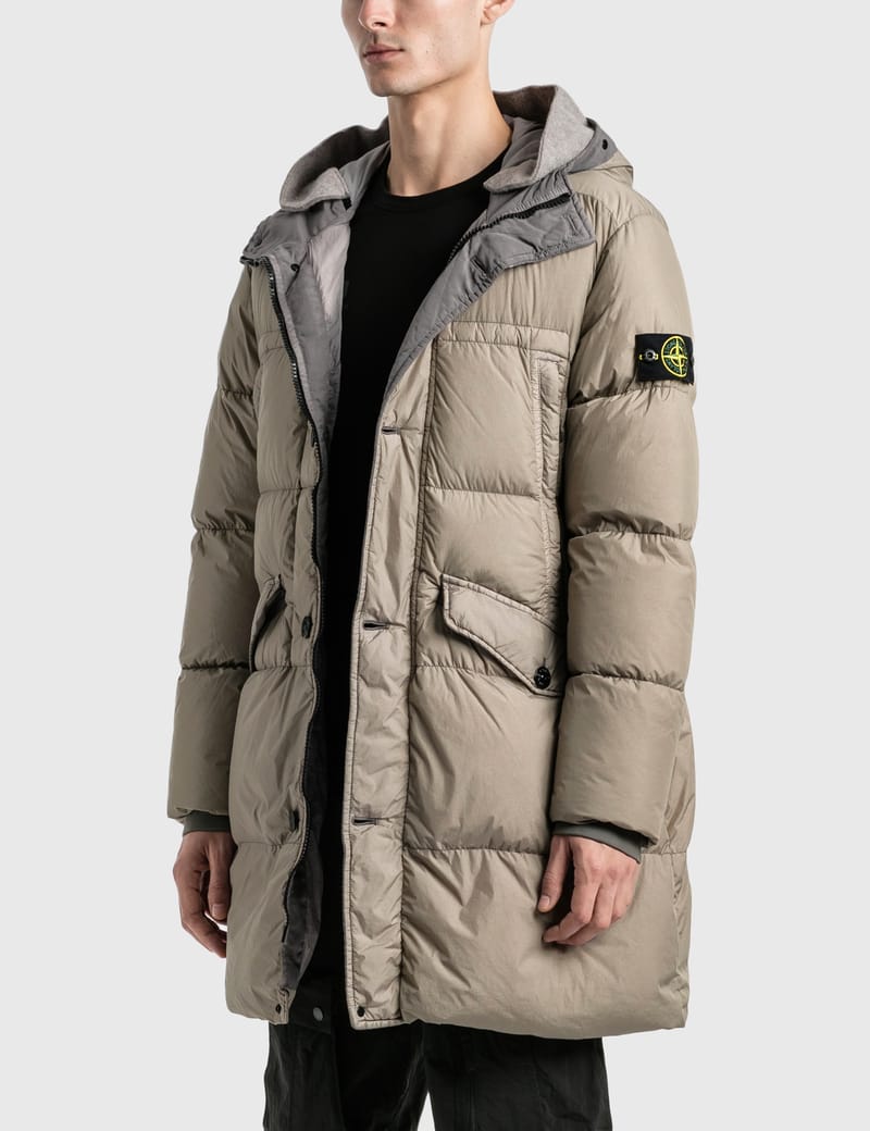 ジャケット・アウター GARMENT DYED CRINKLE REPS NY DOWN Stone Island GARMENT DYED CRINKLE REPS NY DOWN-TC JACKET Black