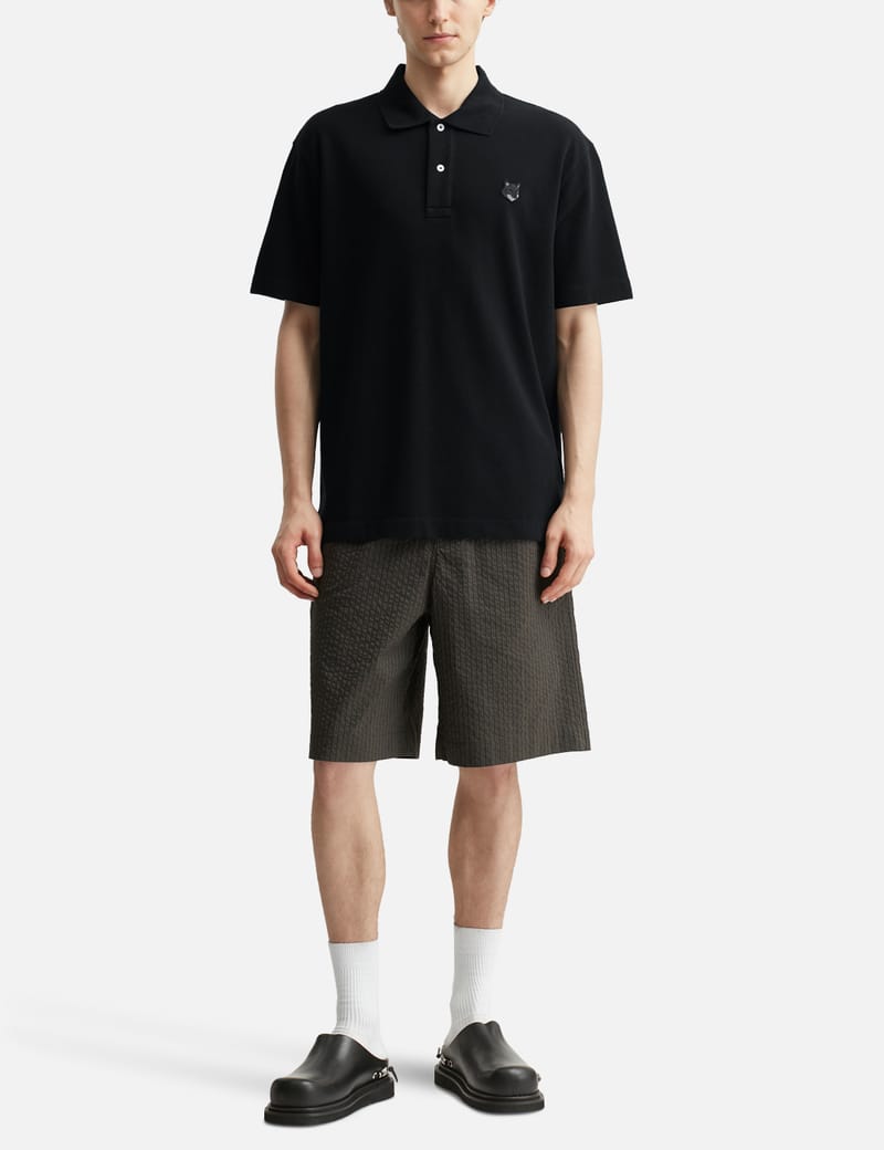 トップス BOLD FOX HEAD PATCH POLO JUMPER Maison Kitsune（メゾンキツネ）の「BOLD FOX HEAD PATCH POLO JUMPER