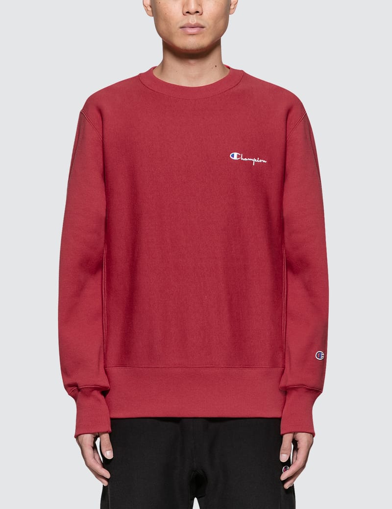 Script logo back reverse cheap weave sweatshirt