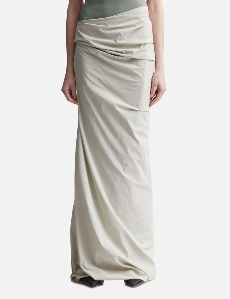 スカート entire studios Sand stretch nylon Structured skirt Entire Studios Sand Stretch Nylon Structured Skirt Entire