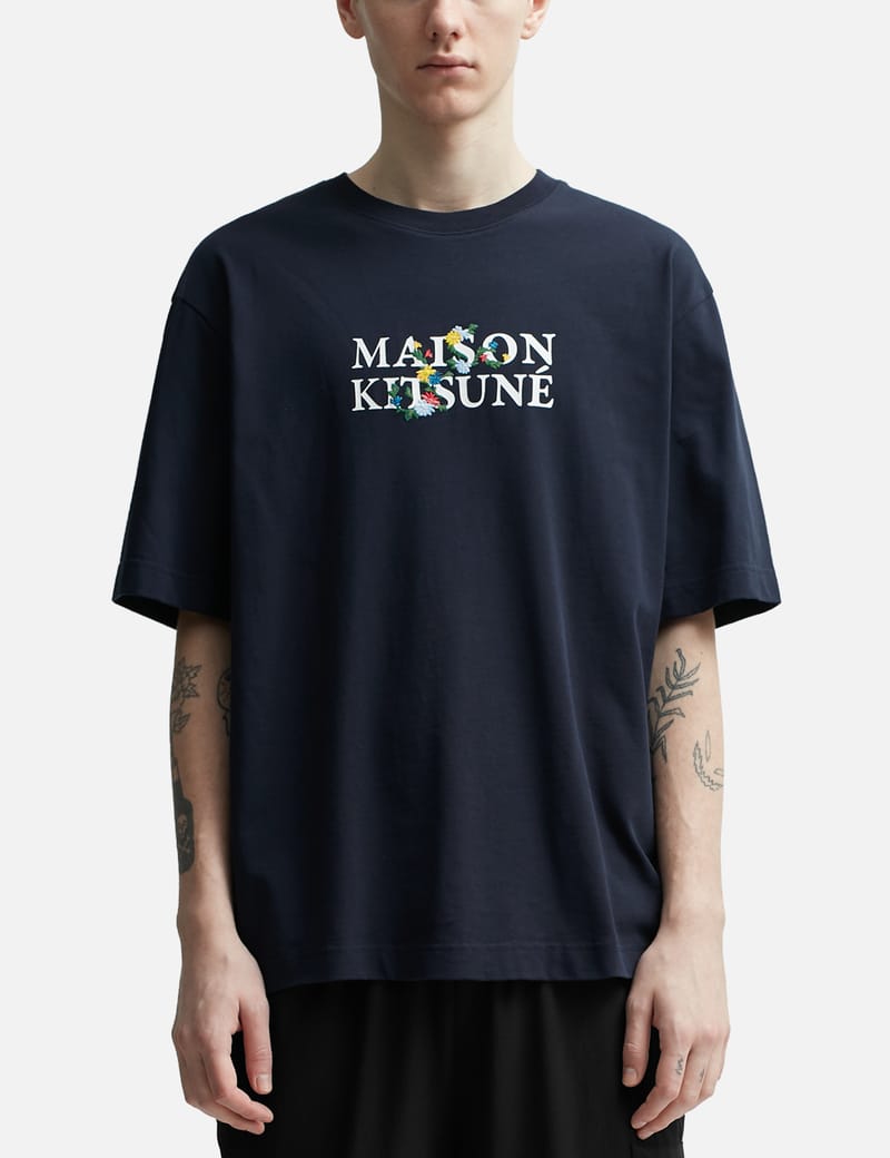 Maison Kitsuné - Maison Kitsuné Flowers Oversize T-shirt | HBX