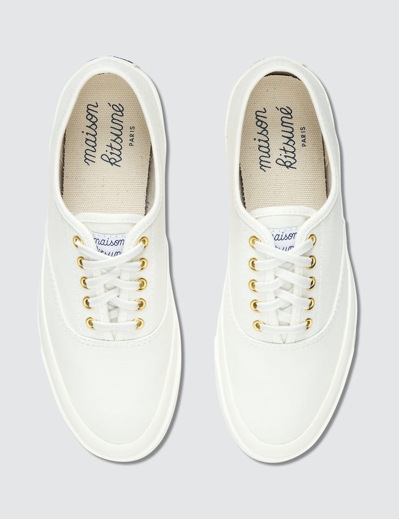 【関税込み】Dancing Girls Sneakers - Maison Kitsune - Canva Maison Kitsuné - Canvas Laced Sneaker | HBX - Globally