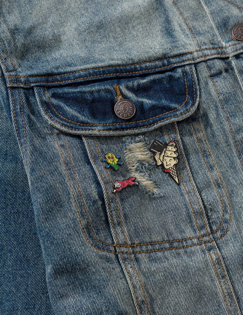 ICECREAM Mamba denim jacket デニムジャケット ICECREAM（アイスクリーム）の「MAMBA DENIM JACKET（デニムジャケット
