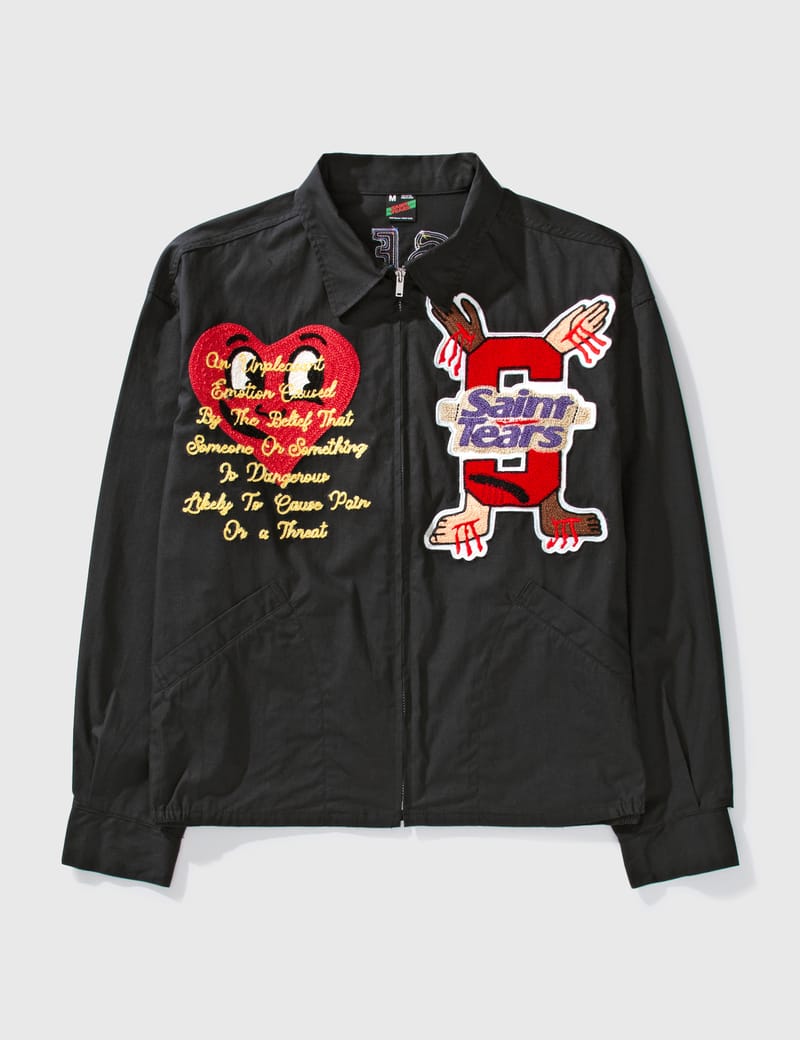 Saint Michael - Saint Michael x Denim Tears Logo Work Jacket | HBX -  Globally Curated Fashion and Lifestyle by Hypebeast